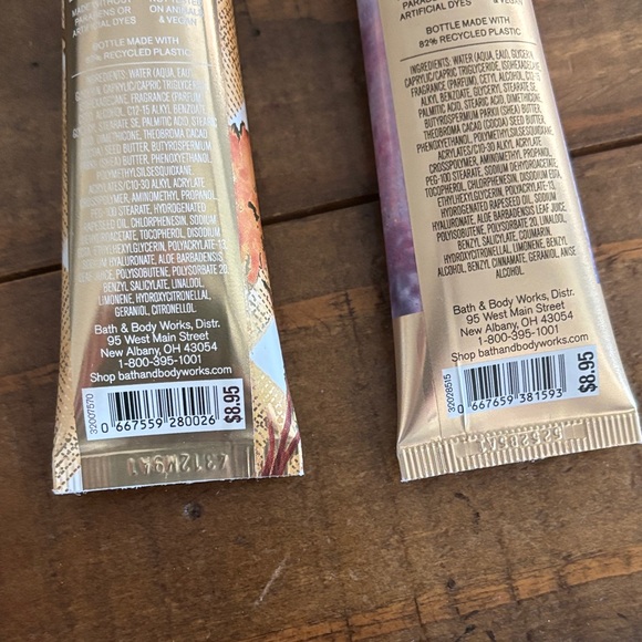 NWT Bath & Body Works Shea Butter Hand Cream Set - Gingham Glow & Vanilla Ease - Picture 2 of 4